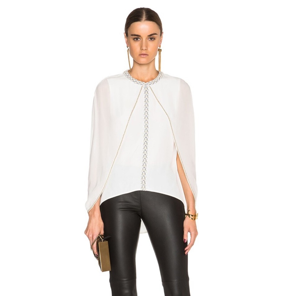 Sass & Bide Holy Explosion Top with Cape Overlay, New